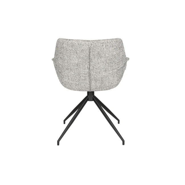 Lot de 2 chaises Doulton , gris avec accoudoirs — Zuiver. Vue du produit 5.