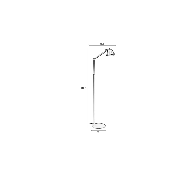 Lampadaire Lub — Schéma des dimensions Lampadaire Lub. Schéma des dimensions.