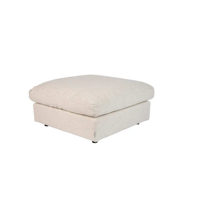 Pouf Sense crème — Vue du produit 3 Pouf Sense crème. Vue du produit 3.