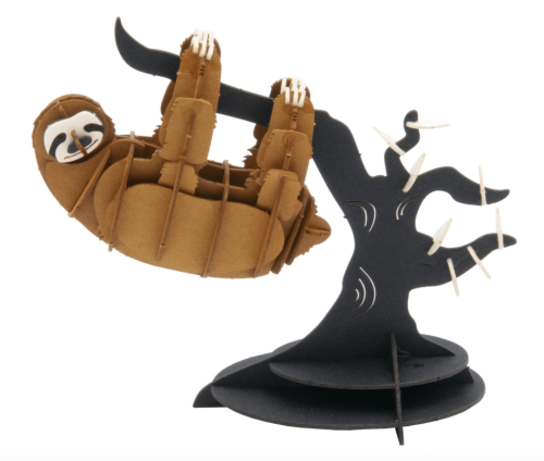 Maquette 3D paresseux à monter | Weemood