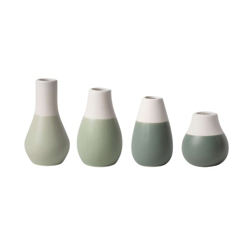 Set de 4 mini vases pastel verts Rader RÄDER