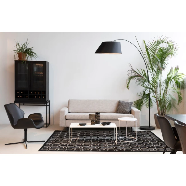 Fauteuil Nikki entièrement noir — Vue du produit 2 Fauteuil Nikki entièrement noir. Vue du produit 2.