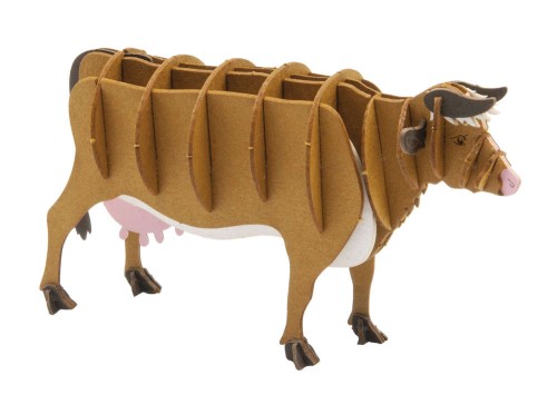 Maquette 3D Vache brune à monter | Weemood