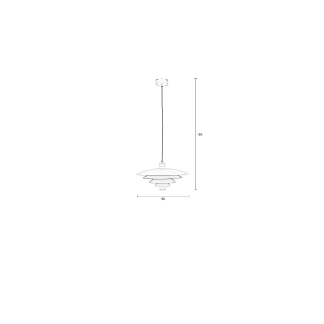 Suspension Cole beige — Schéma des dimensions Suspension Cole beige. Schéma des dimensions.