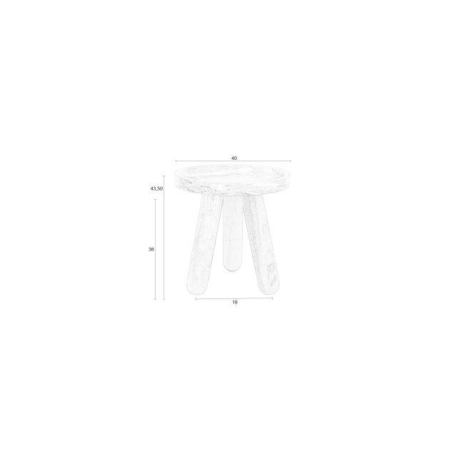 Table d’appoint Cosmopolitan — Schéma des dimensions Table d’appoint Cosmopolitan. Schéma des dimensions.
