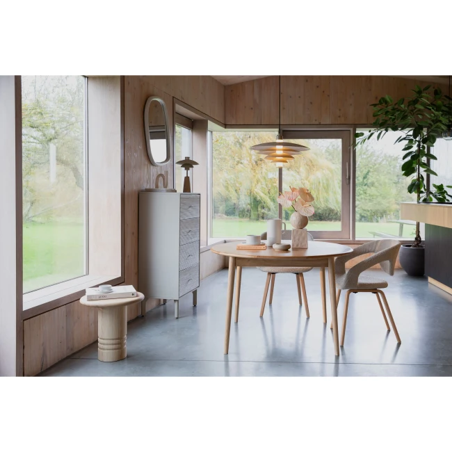 Suspension Cole beige — Vue du produit 9 Suspension Cole beige. Vue du produit 9.