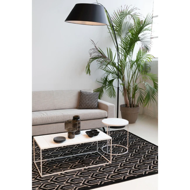 Lampadaire Arc noir — Zuiver — Vue du produit 2 Lampadaire Arc noir — Zuiver. Vue du produit 2.