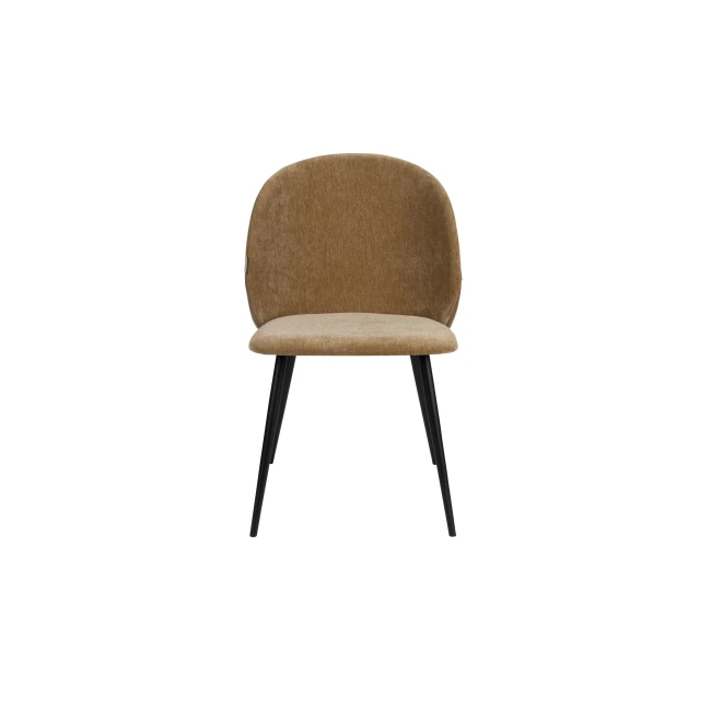 Lot de 2 chaises Cozy moutarde — Vue du produit 3 Lot de 2 chaises Cozy moutarde. Vue du produit 3.