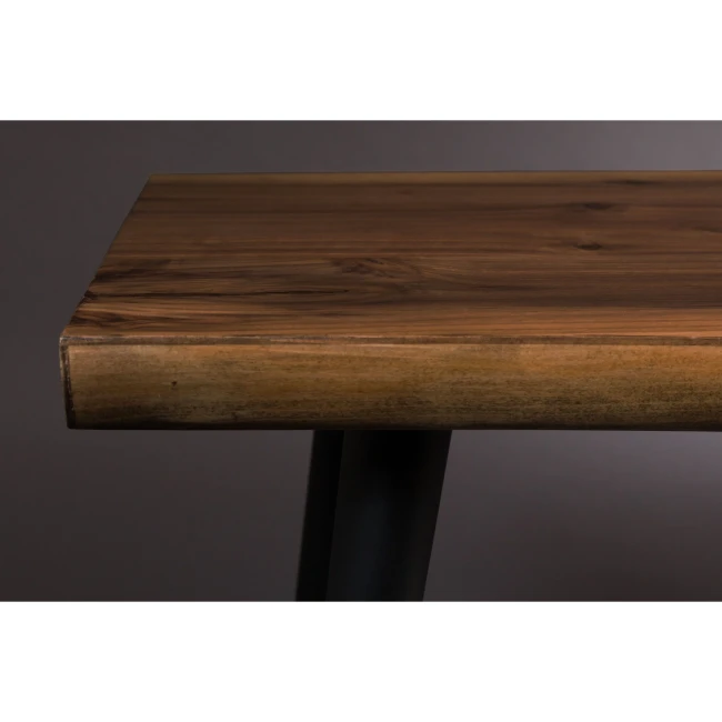 Banc Alagon 180 x 40 cm noyer — Dutchbone. Vue du produit 4.