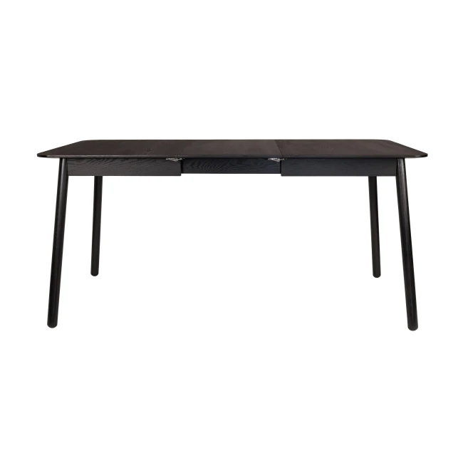 Table de repas Glimps 120/162x80 noir — Vue du produit 4 Table de repas Glimps 120/162x80 noir. Vue du produit 4.