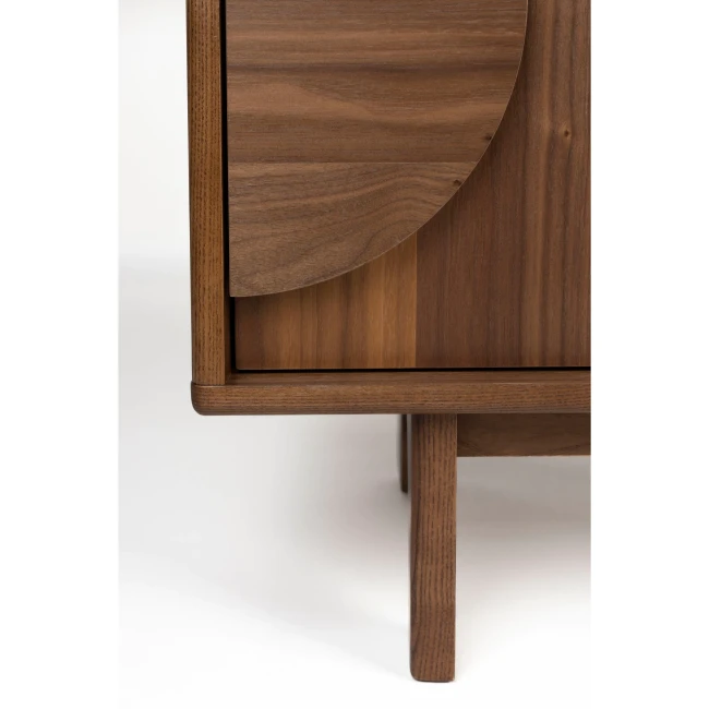 Buffet Groove 2 portes noyer — Vue du produit 7 Buffet Groove 2 portes noyer. Vue du produit 7.
