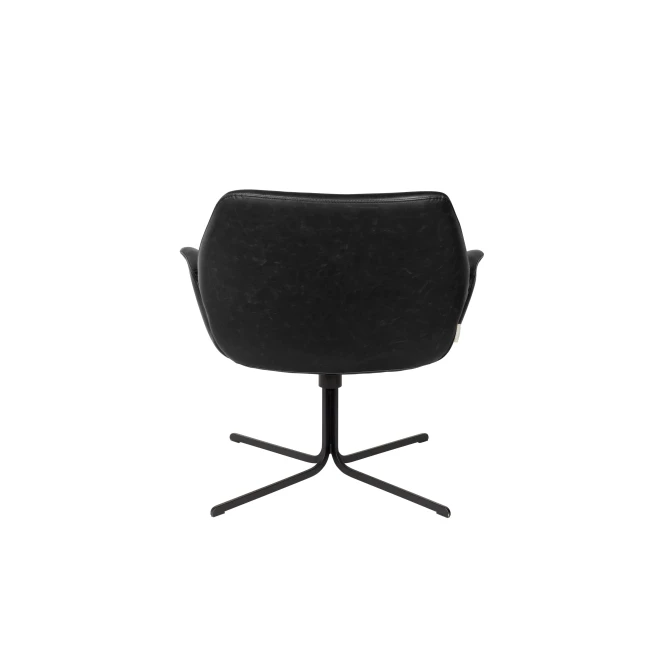 Fauteuil Nikki entièrement noir — Vue du produit 6 Fauteuil Nikki entièrement noir. Vue du produit 6.