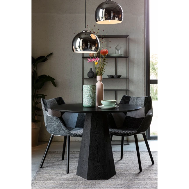 Table de repas Pilar noir — Vue du produit 6 Table de repas Pilar noir. Vue du produit 6.