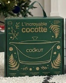 Coffret Noël Cookut — Cocotte Fougère 28 cm