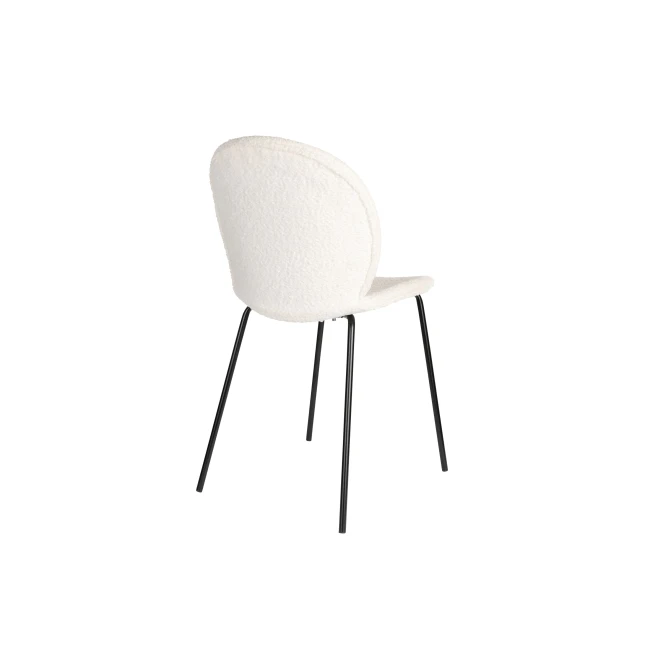 Lot de 2 chaises Bonnet blanc cassé — Vue du produit 5 Lot de 2 chaises Bonnet blanc cassé. Vue du produit 5.