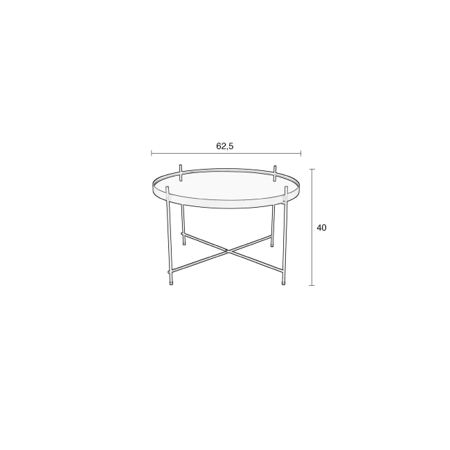 Table d’appoint Cupid L noir — Zuiver — Schéma des dimensions Table d’appoint Cupid L noir — Zuiver. Schéma des dimensions.