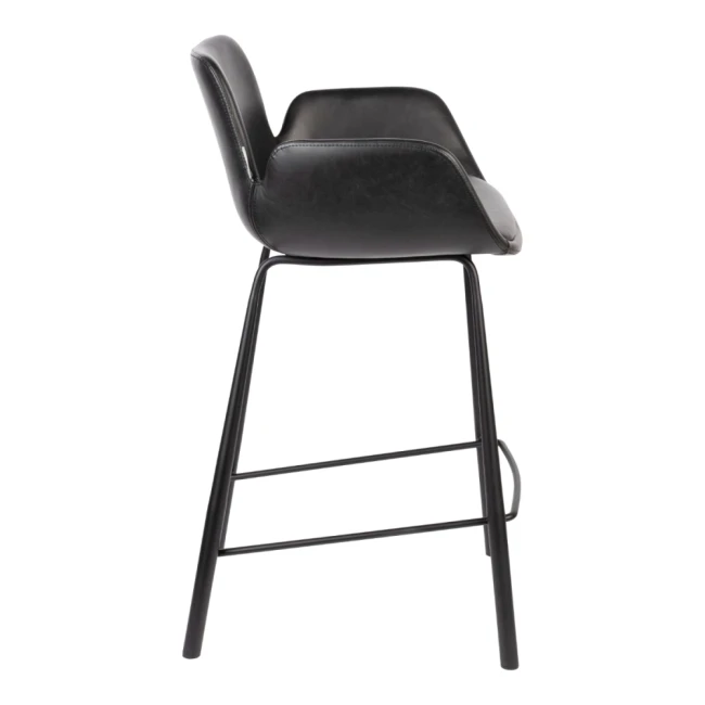 Lot de 2 tabourets de comptoir Brit LL noir — Vue du produit 4 Lot de 2 tabourets de comptoir Brit LL noir. Vue du produit 4.