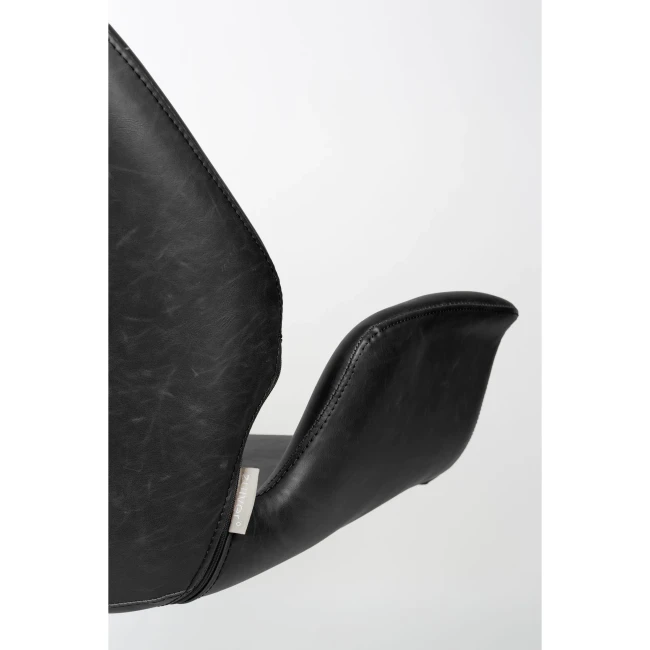 Fauteuil Nikki entièrement noir — Vue du produit 8 Fauteuil Nikki entièrement noir. Vue du produit 8.