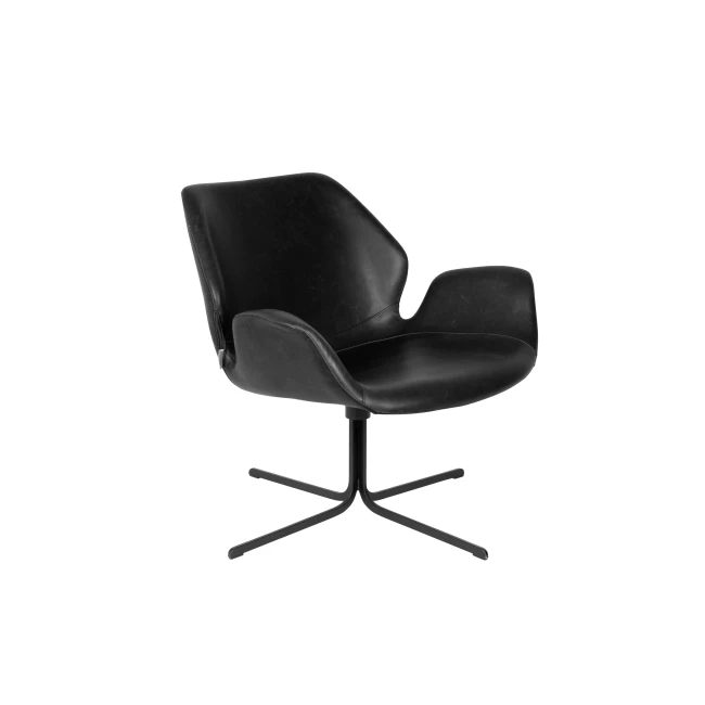 Fauteuil Nikki entièrement noir