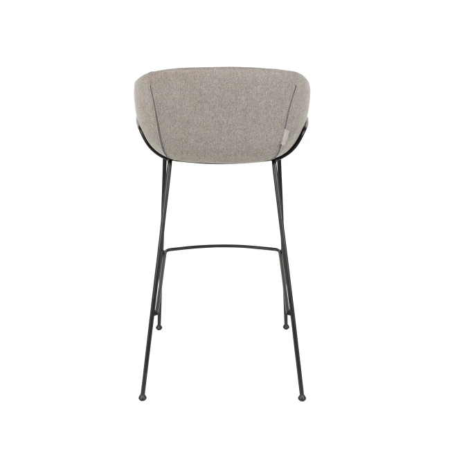 Lot de 2 tabourets de bar Feston 76 cm gris — Vue du produit 5 Lot de 2 tabourets de bar Feston 76 cm gris. Vue du produit 5.