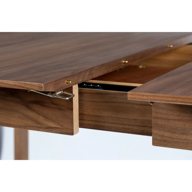 Table de repas Glimps 180/240x90 noyer — Zuiver. Vue du produit 7.