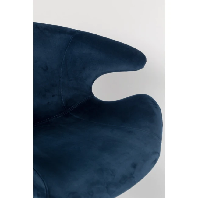 Lot de 2 chaises Mia bleu avec accoudoirs — Vue du produit 6 Lot de 2 chaises Mia bleu avec accoudoirs. Vue du produit 6.