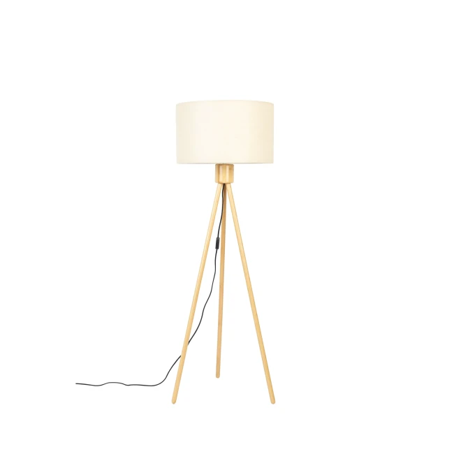 Lampadaire Fan bambou. Vue du produit 1.