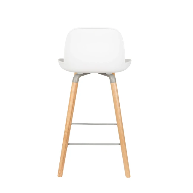 Lot de 2 tabourets de comptoir Albert Kuip 65 cm blanc — Zuiver — Vue du produit 5 Lot de 2 tabourets de comptoir Albert Kuip 65 cm blanc — Zuiver. Vue du produit 5.