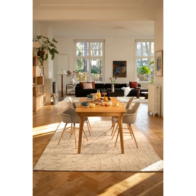 Table de repas Ellen 180/220 cm naturel — Zuiver. Vue du produit 2.