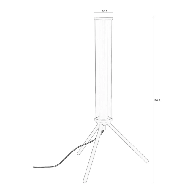 Lampe à poser Scotty — Vue du produit 9 Lampe à poser Scotty. Vue du produit 9.