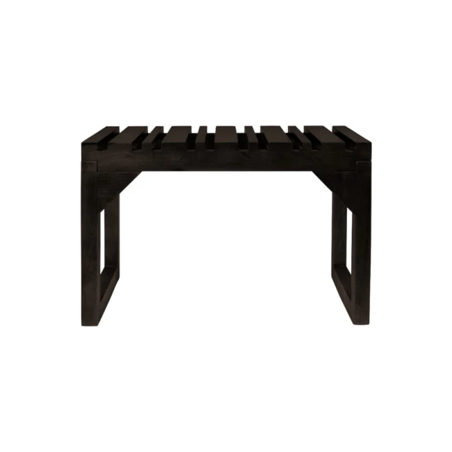 Banc Jakub noir — Dutchbone — Vue du produit 1 Banc Jakub noir — Dutchbone. Vue du produit 1.