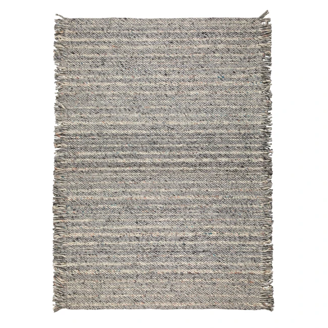 Tapis Frills 170x240 gris/bleu