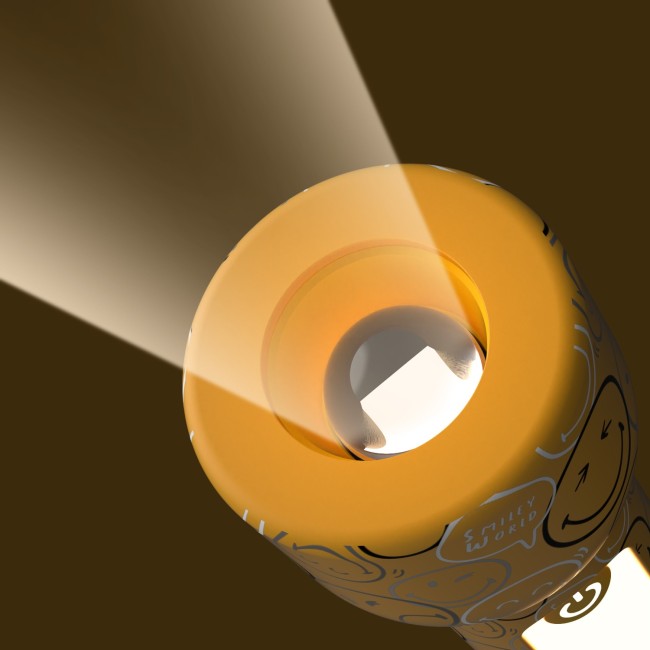 GLOWY SMILEY SMILEY WORLD® - Jaune — MOB