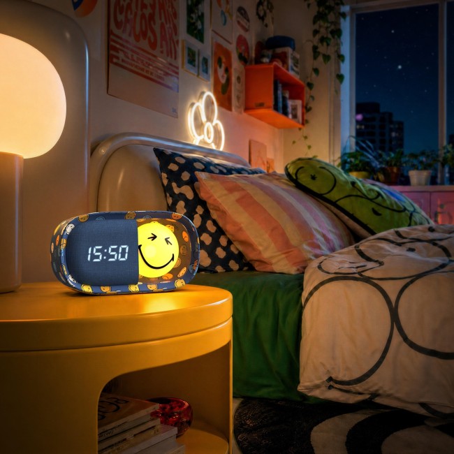 DREAMY CLOCK SMILEY WORLD® - Bleu — MOB