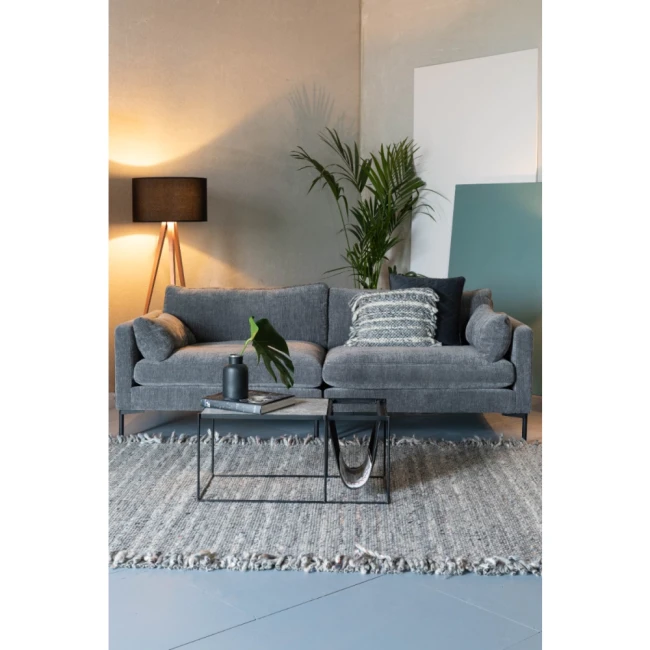 Tapis Frills 170x240 gris/bleu — Zuiver — Vue du produit 2 Tapis Frills 170x240 gris/bleu — Zuiver. Vue du produit 2.