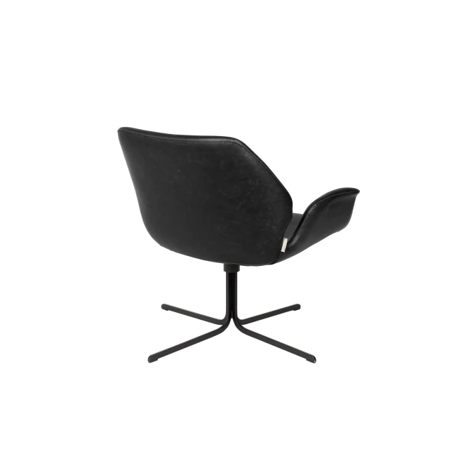 Fauteuil Nikki entièrement noir — Vue du produit 5 Fauteuil Nikki entièrement noir. Vue du produit 5.