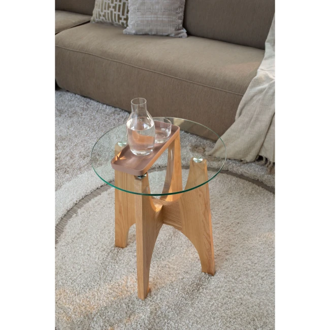 Table d’appoint Kobe naturel — Vue du produit 8 Table d’appoint Kobe naturel. Vue du produit 8.