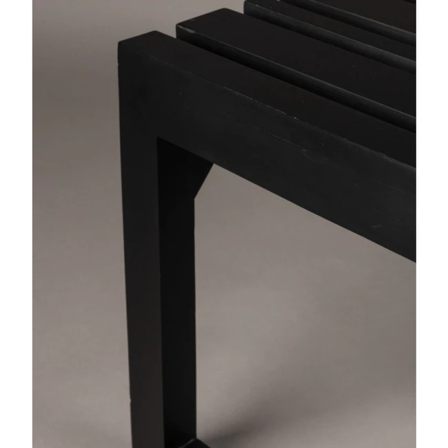 Banc Jakub noir — Dutchbone — Vue du produit 4 Banc Jakub noir — Dutchbone. Vue du produit 4.
