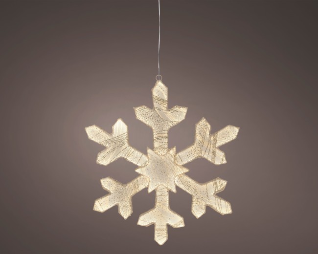 LED flocon neige tissu intérieur