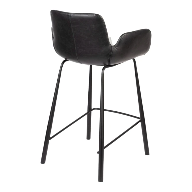 Lot de 2 tabourets de comptoir Brit LL noir — Vue du produit 5 Lot de 2 tabourets de comptoir Brit LL noir. Vue du produit 5.