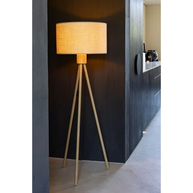 Lampadaire Fan bambou. Vue du produit 11.