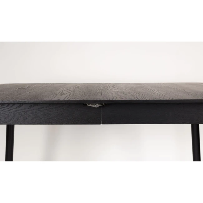 Table de repas Glimps 120/162x80 noir — Vue du produit 10 Table de repas Glimps 120/162x80 noir. Vue du produit 10.