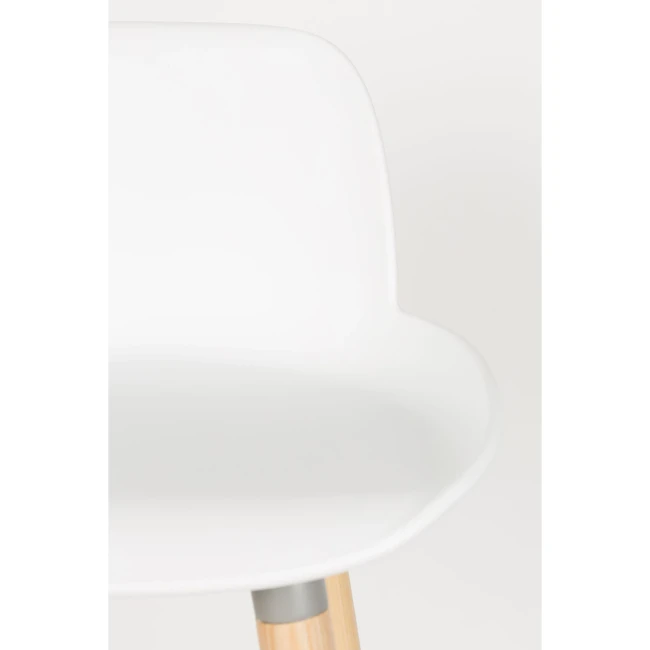 Lot de 2 tabourets de comptoir Albert Kuip 65 cm blanc — Zuiver — Vue du produit 6 Lot de 2 tabourets de comptoir Albert Kuip 65 cm blanc — Zuiver. Vue du produit 6.