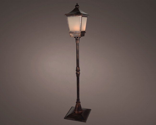 LED lanterne plastique effet flamme extérieur