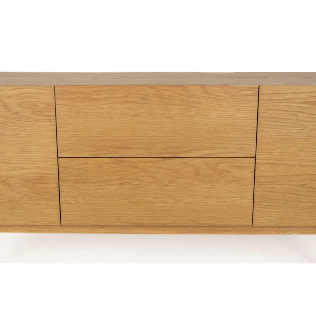 Buffet High On bois 2 tiroirs, 2 portes — Vue du produit 7 Buffet High On bois 2 tiroirs, 2 portes. Vue du produit 7.