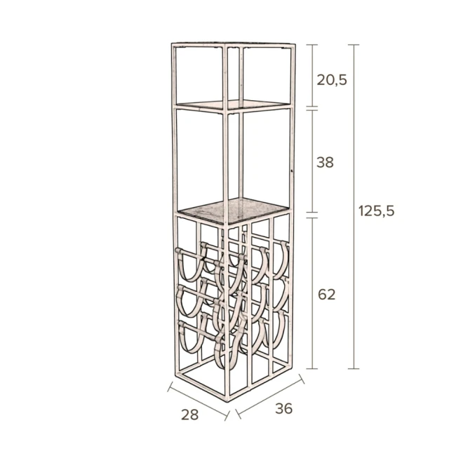 Armoire Mil Wine — Dutchbone. Vue du produit 6.