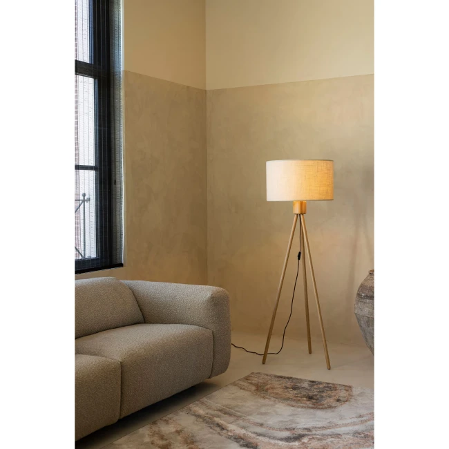 Lampadaire Fan bambou. Vue du produit 9.