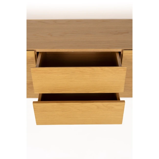 Buffet High On bois 2 tiroirs, 2 portes — Vue du produit 8 Buffet High On bois 2 tiroirs, 2 portes. Vue du produit 8.
