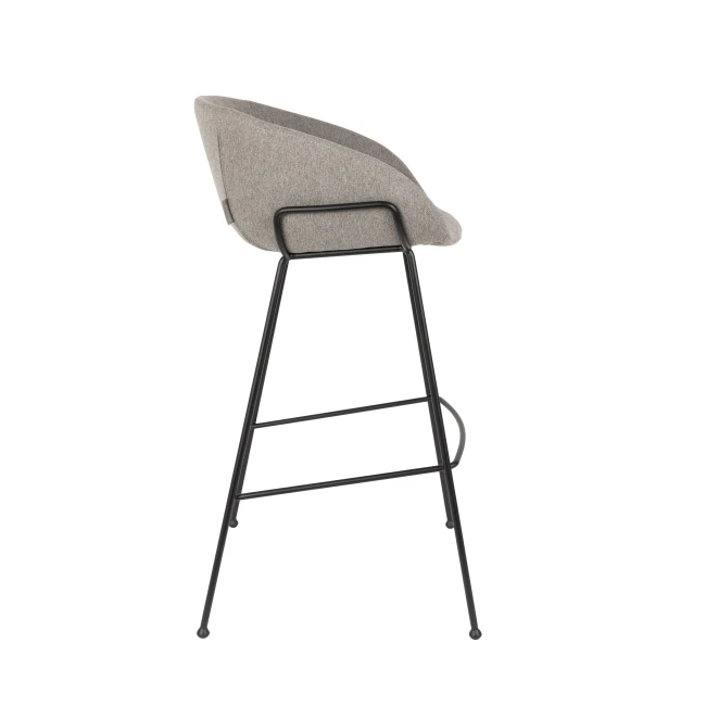Lot de 2 tabourets de bar Feston 76 cm gris — Vue du produit 3 Lot de 2 tabourets de bar Feston 76 cm gris. Vue du produit 3.