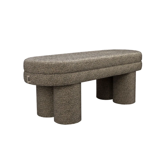 Banc Fern gris — Dutchbone — Vue du produit 2 Banc Fern gris — Dutchbone. Vue du produit 2.